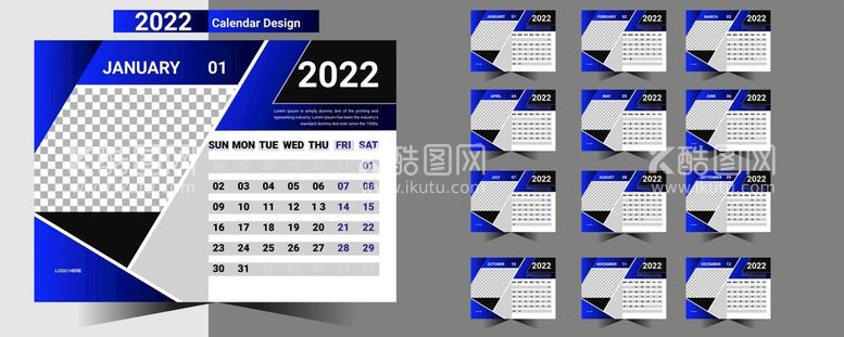 编号：72111810280545202360【酷图网】源文件下载-2022台历