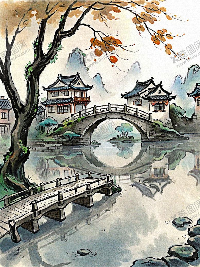 编号：82581602191604302140【酷图网】源文件下载-水墨风景