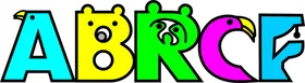 卡通字母