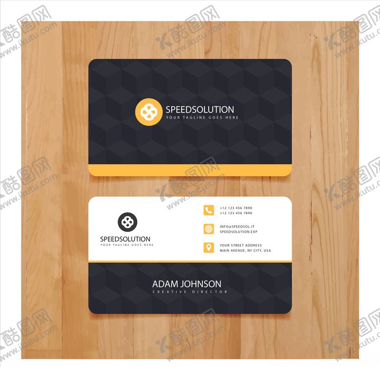 编号：53647409172011562437【酷图网】源文件下载-简约名片