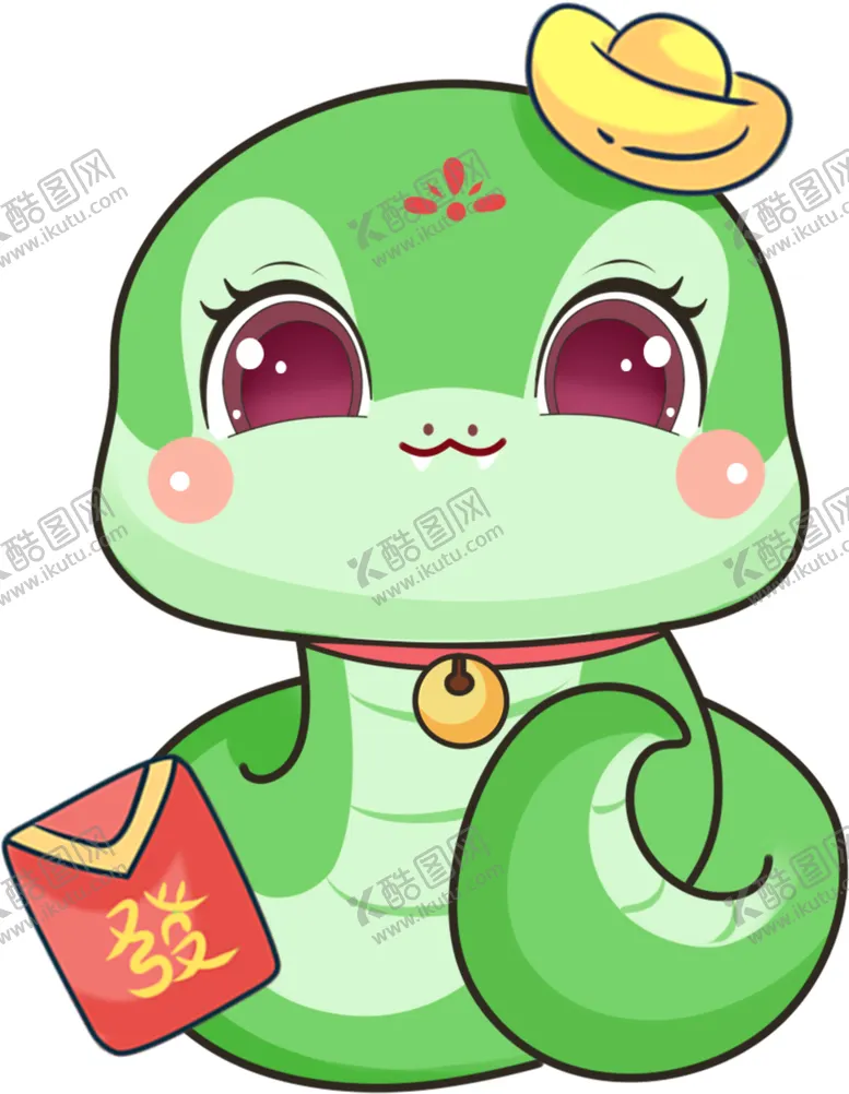 编号：52119501260510438627【酷图网】源文件下载-蛇年吉祥物插图