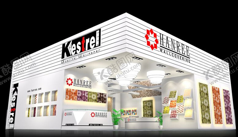 编号：37723802150459359725【酷图网】源文件下载-展览3D模型二面开口