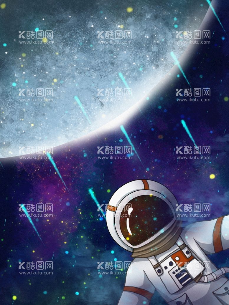 编号：91247309260520191089【酷图网】源文件下载-宇宙星空 宇航员 