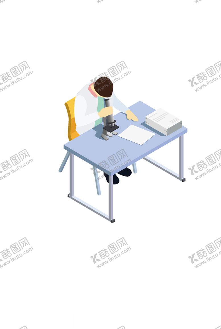 编号：62593110211030052772【酷图网】源文件下载-矢量医疗科研人物