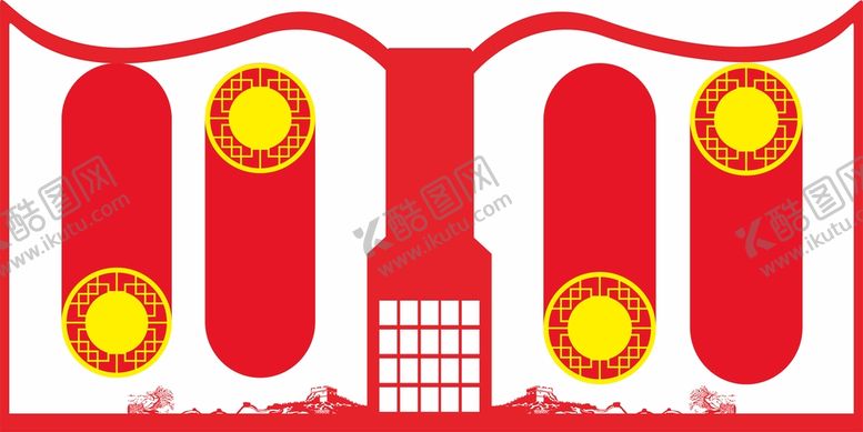 编号：25958601181653295070【酷图网】源文件下载-党建文化墙模板