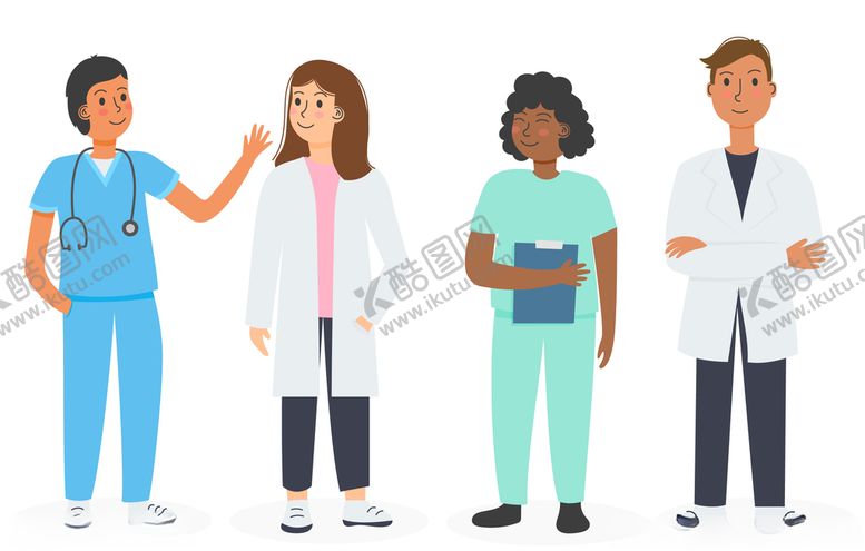 编号：86912609271232154718【酷图网】源文件下载-矢量卡通科学实验人物