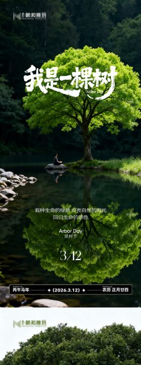 2026植树节节日海报
