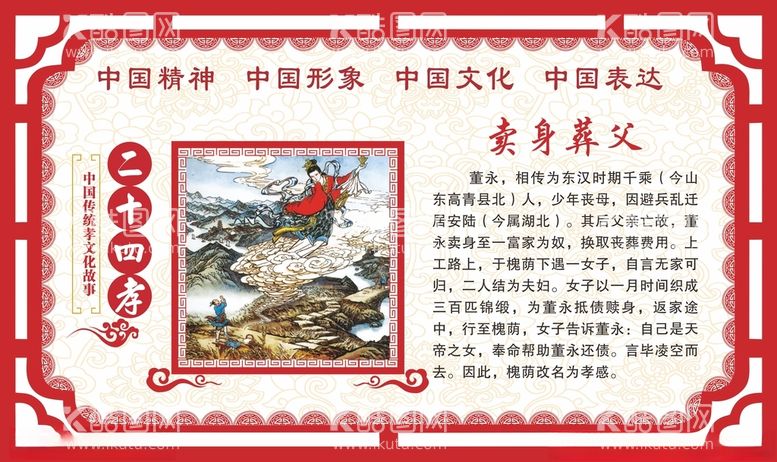 编号：15878812291744292437【酷图网】源文件下载-二十四孝中式展板