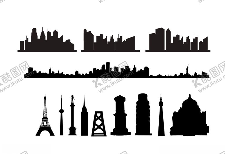 编号：65826009231631599662【酷图网】源文件下载-城市剪影