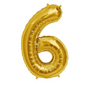 金色气球字6
