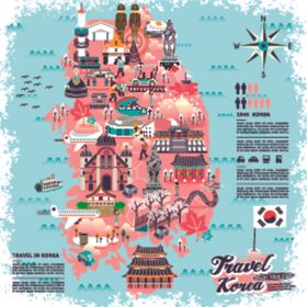 韩国春节旅游海报