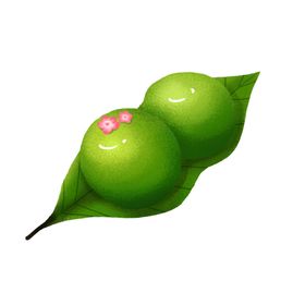 清明节素材果传统小吃插图手绘中式