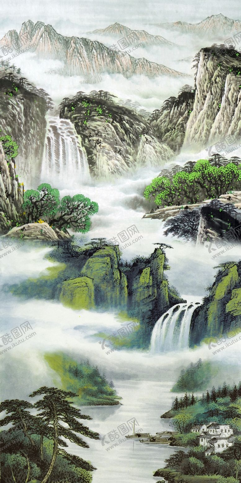 编号：71053509201004418465【酷图网】源文件下载-风景玄关装饰画