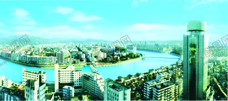 编号：40158206260318341615【酷图网】源文件下载-天空城市景色