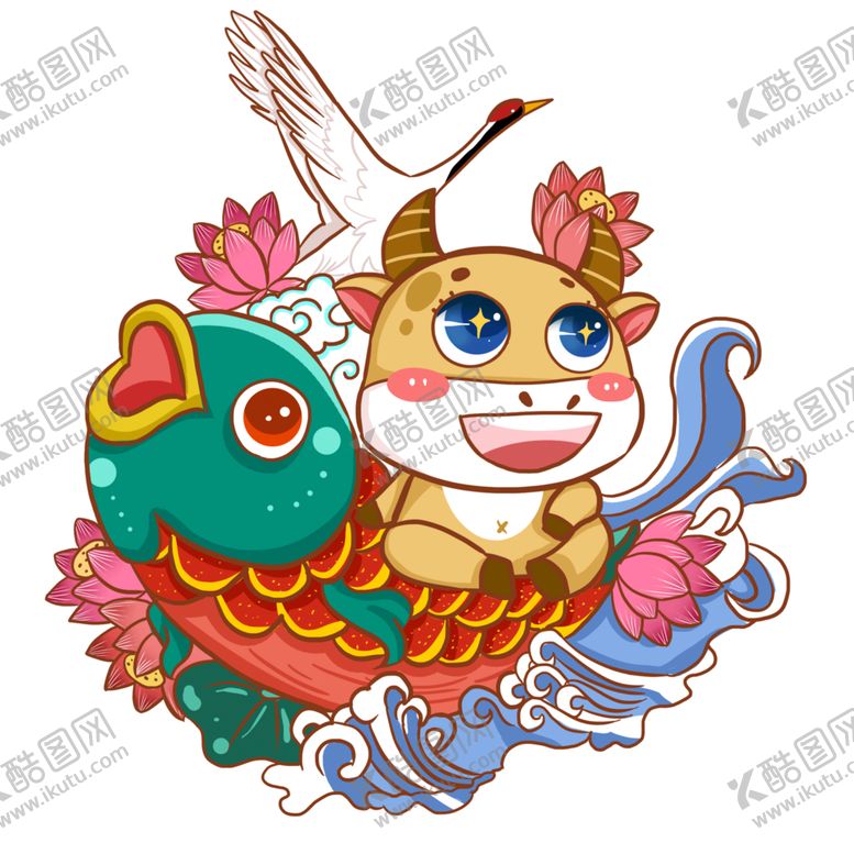 编号：32577804181113338678【酷图网】源文件下载-卡通牛