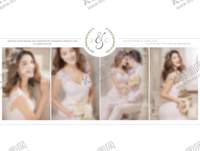 编号：53378210060057577803【酷图网】源文件下载-英文欧式复古风格影楼相册模板