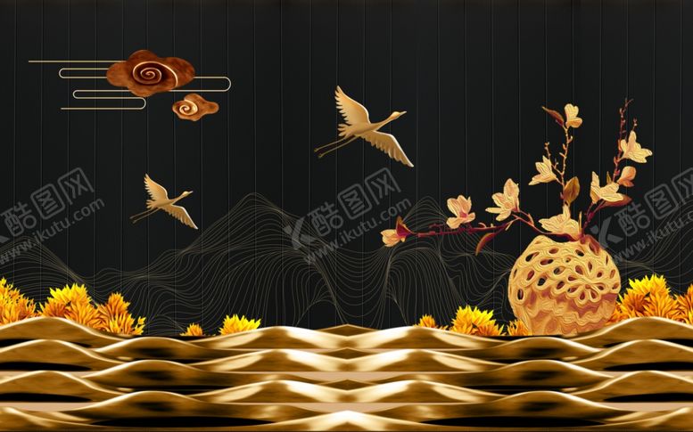 编号：80502310092109247053【酷图网】源文件下载-中国风背景墙