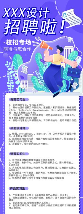 创意招聘海报设计展示