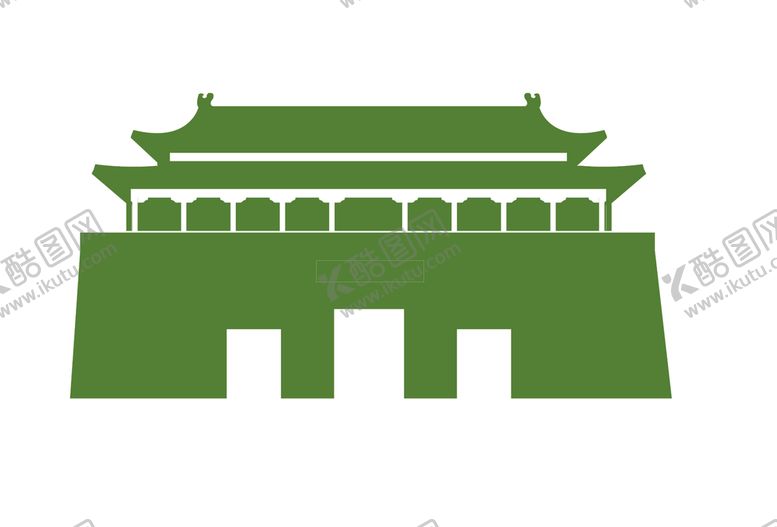 编号：63335210301830205573【酷图网】源文件下载-古城城楼矢量