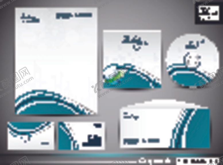 编号：25515210121813212622【酷图网】源文件下载-蓝白色调企业品牌设计套装