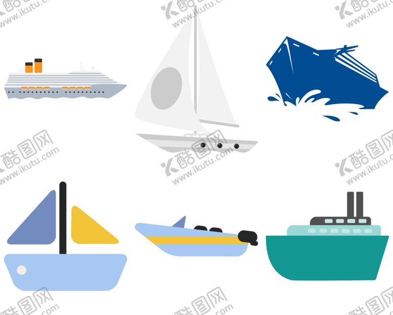 编号：31066409221132109346【酷图网】源文件下载-卡通船