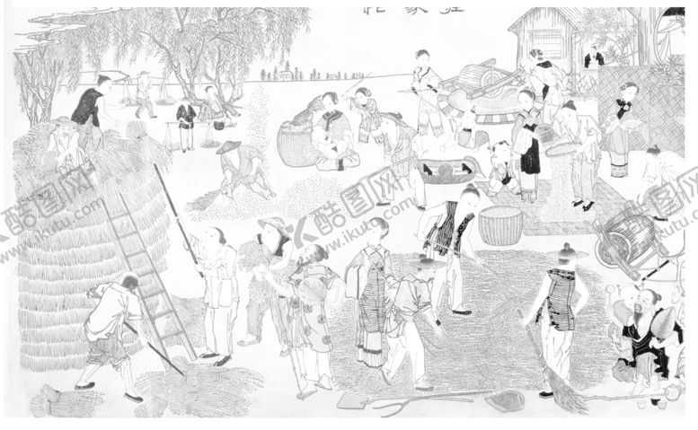 编号：45277803220944542192【酷图网】源文件下载-丰收线稿