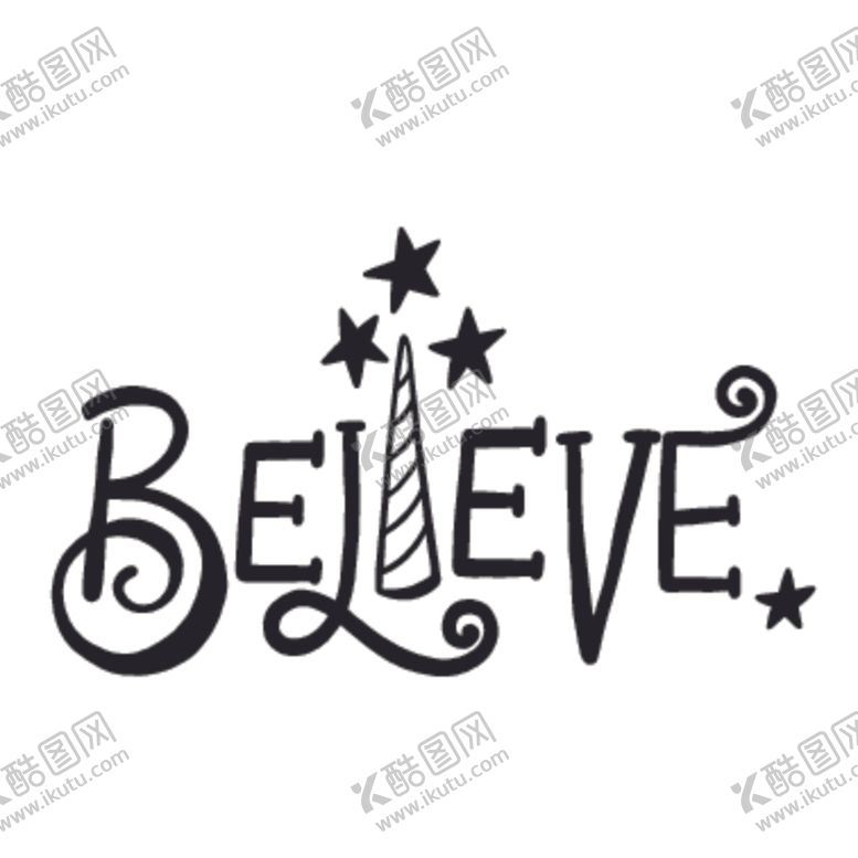 编号：74257610030419124265【酷图网】源文件下载-独角兽主题艺术字装饰