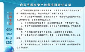 计划生育制度