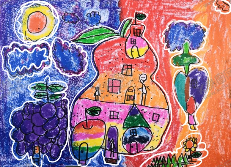 编号：46278210030951346715【酷图网】源文件下载-波普卷曲蜡笔清新风格画面