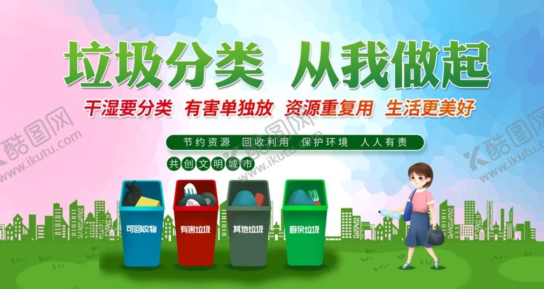 编号：76010507010130109179【酷图网】源文件下载-垃圾分类