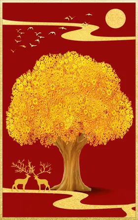 新中式底纹背景