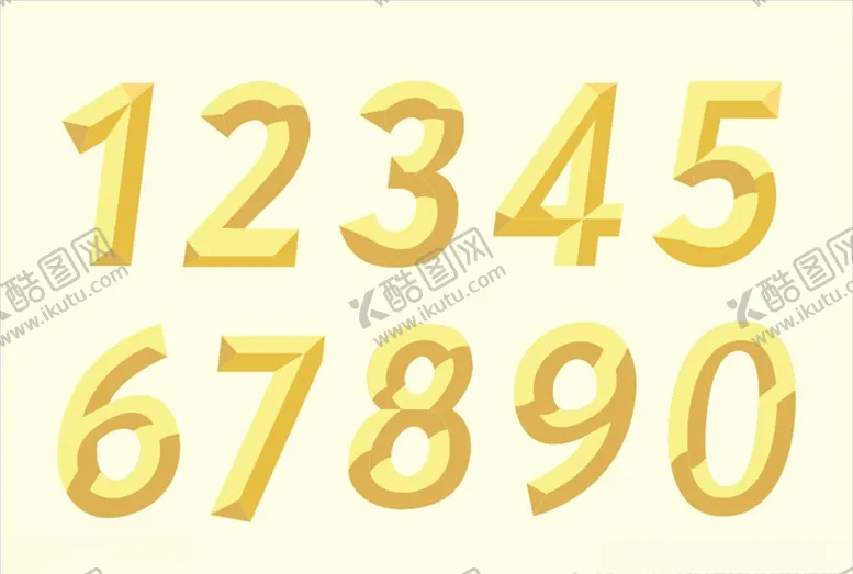 编号：25604510231726482918【酷图网】源文件下载-金色数字
