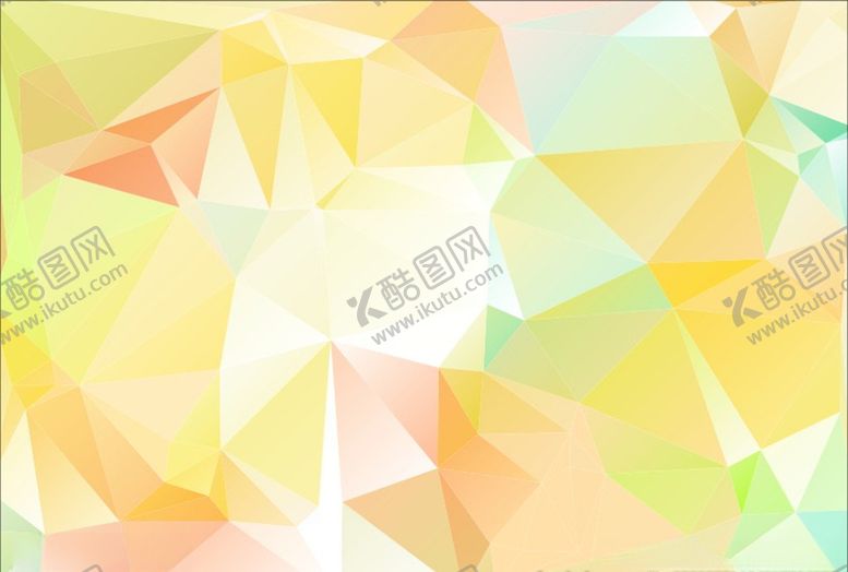 编号：32395907031312566064【酷图网】源文件下载-黄色几何图形背景菱形几何
