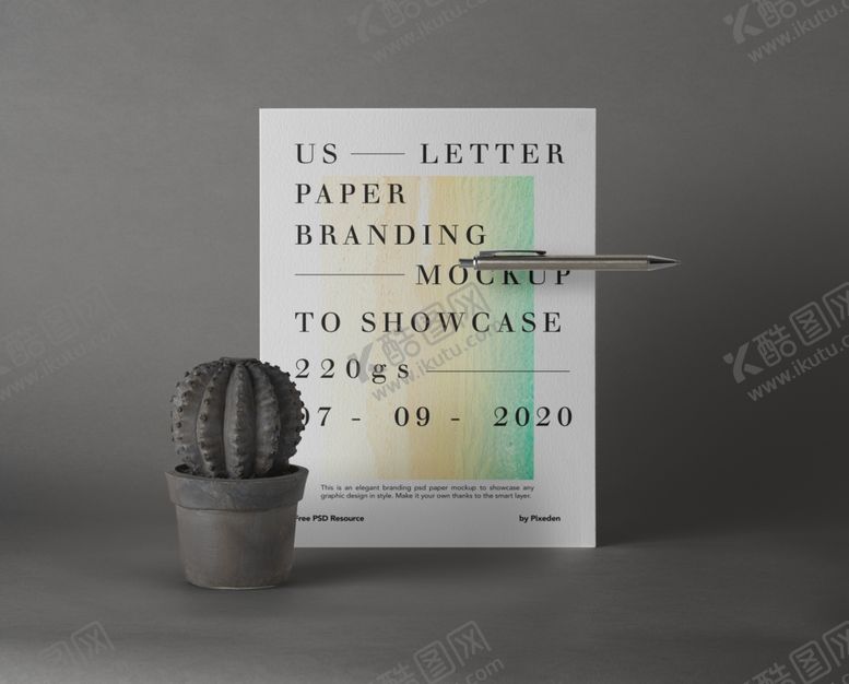 编号：26792609242335477840【酷图网】源文件下载-A4单页样机