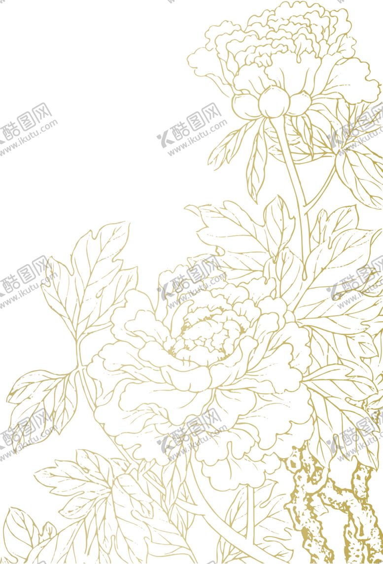 编号：27357109150507505149【酷图网】源文件下载-花线稿