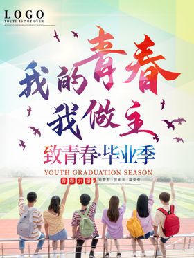毕业季致青春大学同学会海报