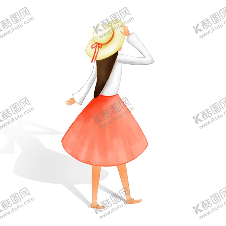 编号：79255105050600548945【酷图网】源文件下载-彩绘人物背影