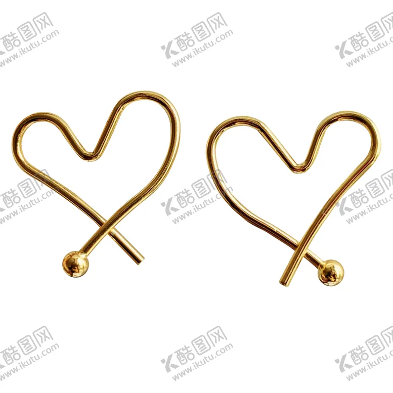 编号：80671506281601115645【酷图网】源文件下载-心型耳坠