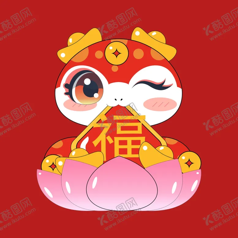 编号：78025001291100436664【酷图网】源文件下载-手绘卡通小蛇