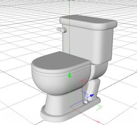 C4D模型马桶