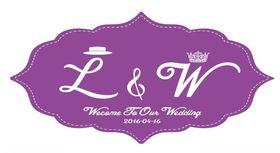 紫色婚礼LOGO
