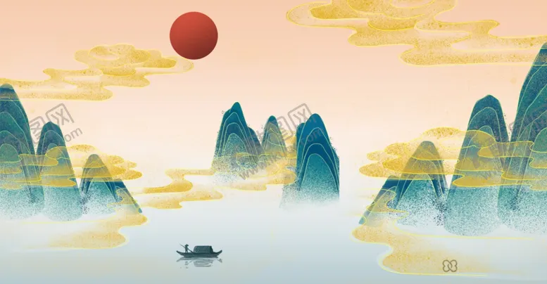 编号：53186403270705267301【酷图网】源文件下载-新中式背景