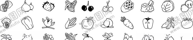 编号：91294909190705088987【酷图网】源文件下载-水果图标