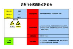 工地塔吊作业区安全标识牌