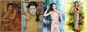 老式复古民国上海滩女人