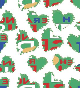 多彩字母图案背景纹理