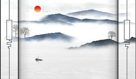 新中式背景