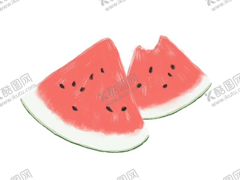 编号：81730509241513339477【酷图网】源文件下载-西瓜插画素材