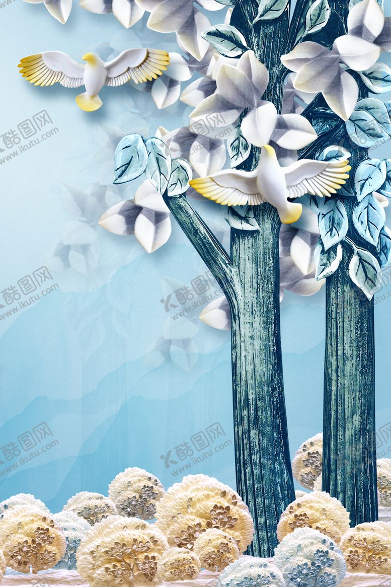 编号：97681509241123403715【酷图网】源文件下载-背景墙装饰画