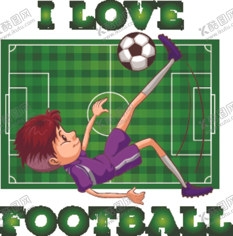 编号：81226309152241518326【酷图网】源文件下载-卡通足球儿童